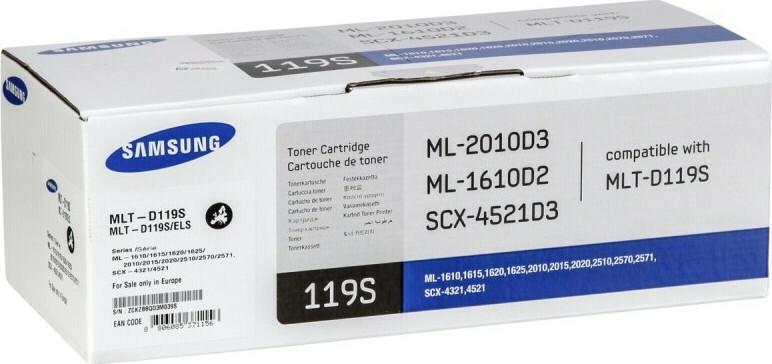 Samsung MLT-D119S Γνήσιο Toner Laser Εκτυπωτή Μαύρο 2000 Σελίδων (SU863A) - Image 4