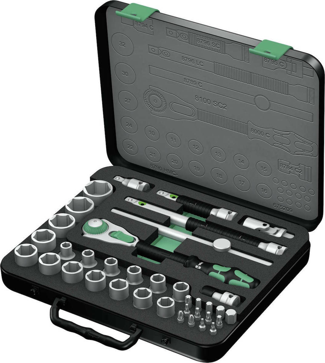 Wera 8100 SC 2 Καστάνια με Καρυδάκια 12" 36τμχ