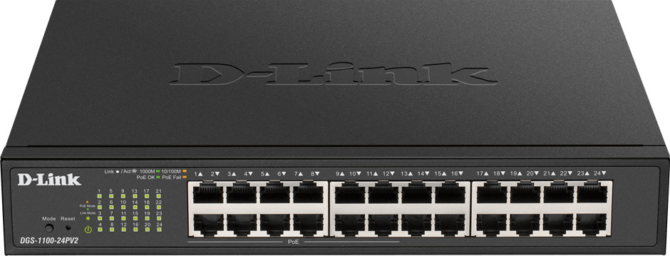 D-Link DGS-1100-24PV2 v2 Managed L2 PoE+