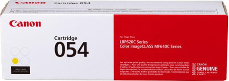 Canon 054 Γνήσιο Toner Laser Εκτυπωτή Κίτρινο 1200 Σελίδων (3021C002) - Image 3