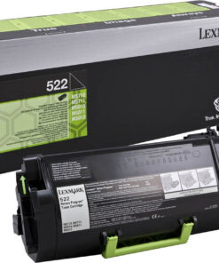 Lexmark 522 Γνήσιο Toner Laser Εκτυπωτή Μαύρο Return Program 6000 Σελίδων (52D2000)