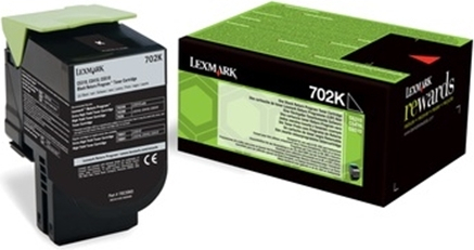 Lexmark 702K Γνήσιο Toner Laser Εκτυπωτή Μαύρο Return Program 1000 Σελίδων (70C20K0) - Image 3