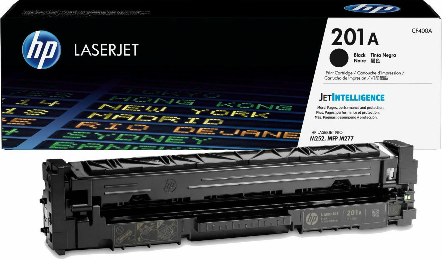 HP 201A Γνήσιο Toner Laser Εκτυπωτή Μαύρο 1500 Σελίδων (CF400A)