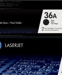 HP 36A Γνήσιο Multipack Toner Laser Εκτυπωτή Μαύρο 2τμχ (CB436AD)