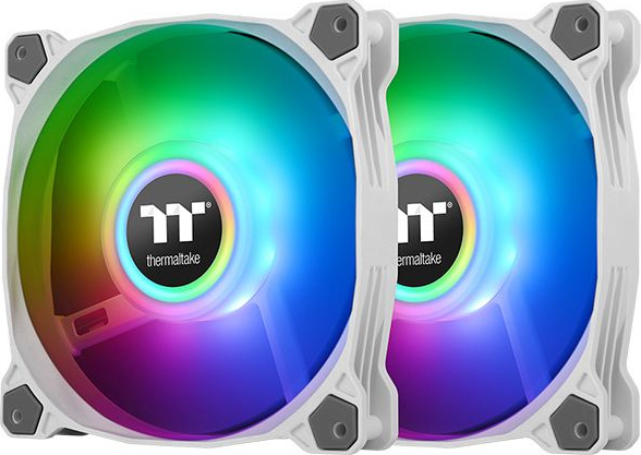 Thermaltake Pure Duo 14 Case Fan 140mm 2τμχ Λευκό