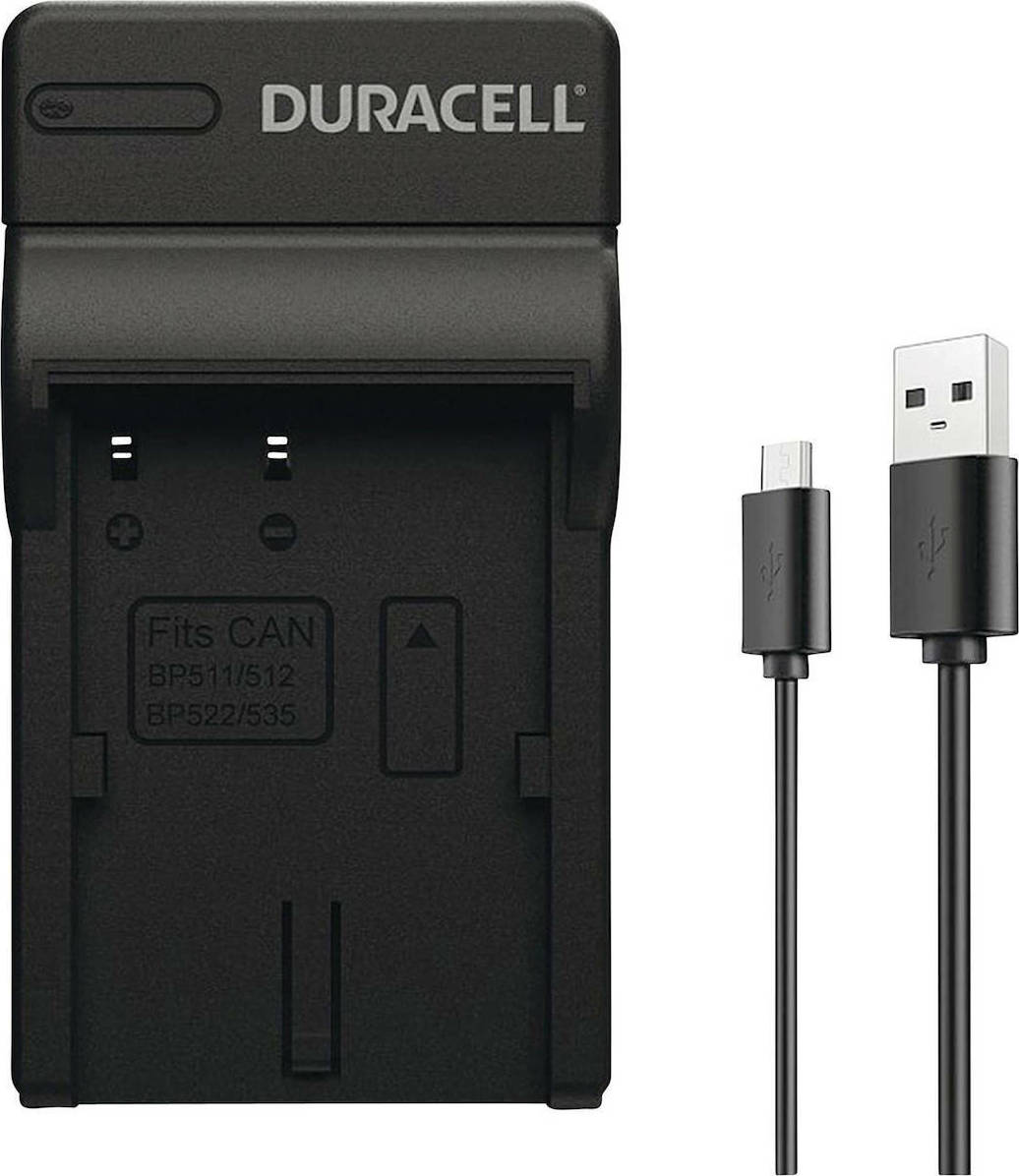 Duracell Μονός Φορτιστής Μπαταρίας DRC5902 Συμβατός με Canon