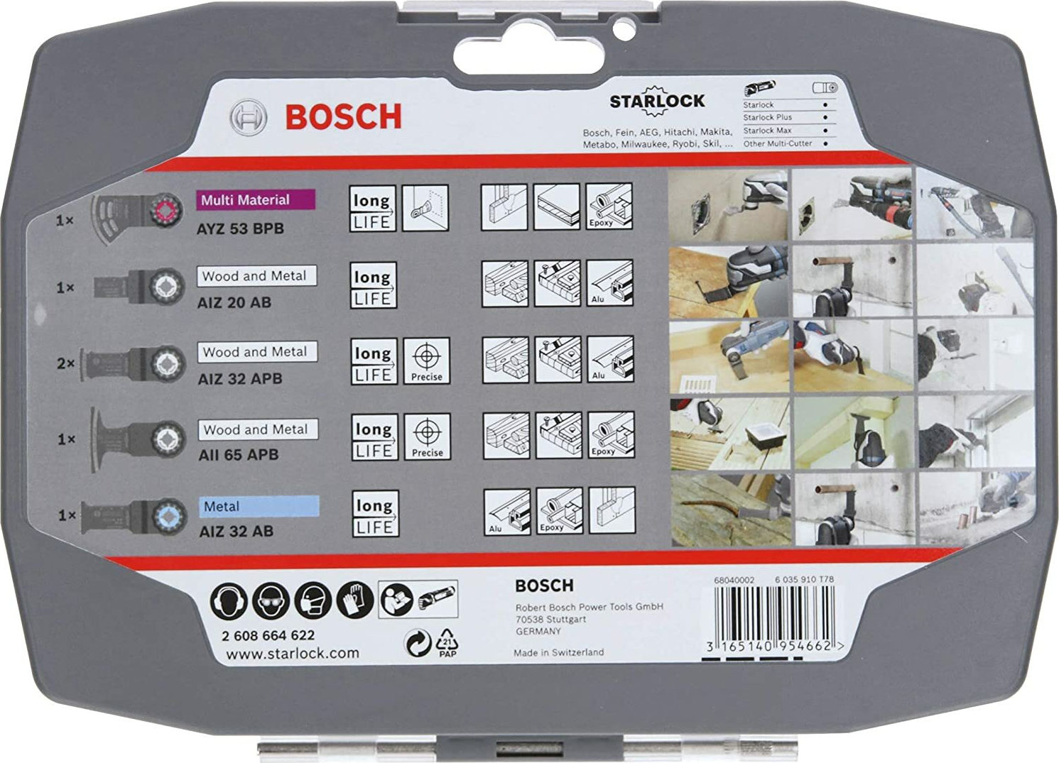 Bosch Σετ Εξαρτημάτων Πολυεργαλείου 2608664622 6τμχ - Image 2