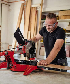 Alternative view of Einhell TC-SM 2534/1 Dual Φαλτσοπρίονο Ρεύματος Συρόμενο με Ισχύ 2350W, Οδηγό Laser, Δίσκο Κοπής Διαμέτρου 250mm & Ταχύτητα Κοπής 4000rpm