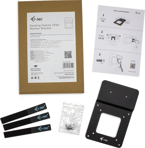 i-tec Docking station bracket, for monitors with VESA mount - Image 5