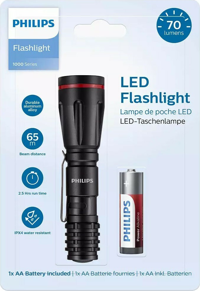 Philips 1000 Series Στεγανός Φακός LED 70lm - Image 2
