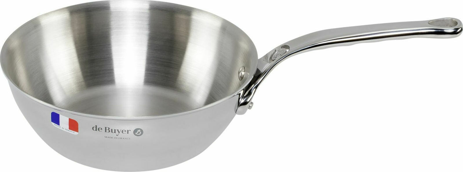De Buyer Τηγάνι Ανοξείδωτο Διαμέτρου Ø20cm 3736-20