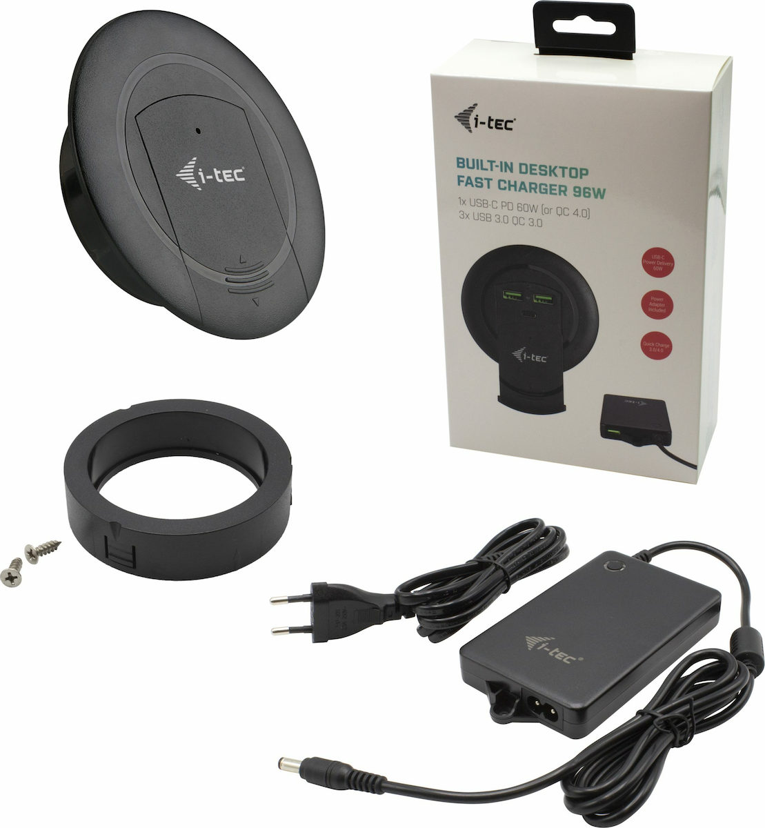 i-tec CHARGER96WD USB-C Βάση Φόρτισης 96W - Image 5