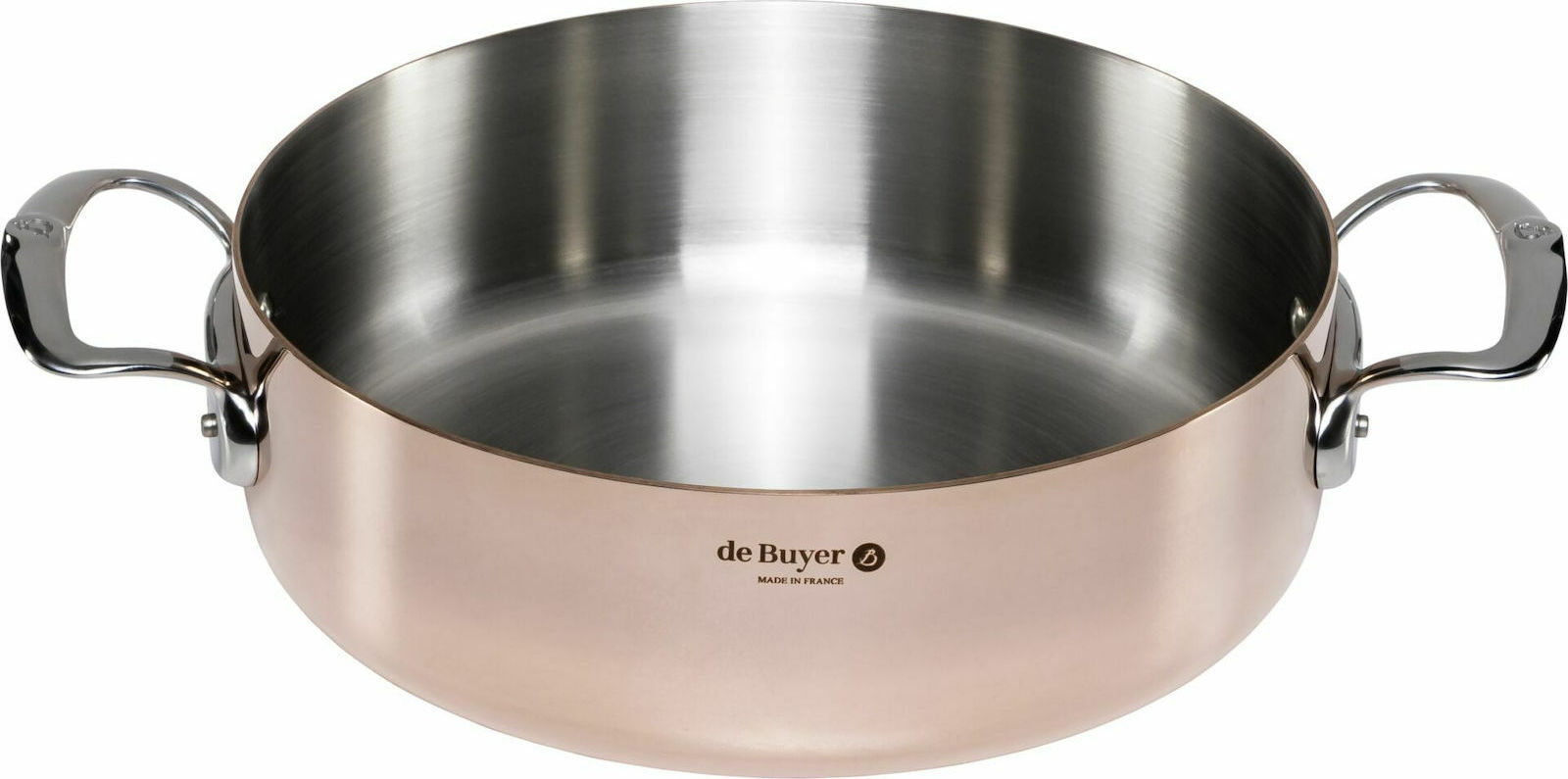 De Buyer Prima Matera Ανοξείδωτη Ρηχή Κατσαρόλα 4.9lt / 28cm 6241.28 - Image 2