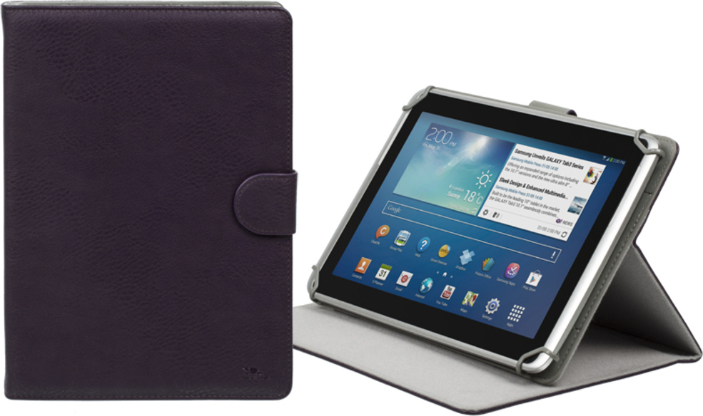 Rivacase 3017 Flip Cover Μωβ (Universal 9-10.1") - Image 2