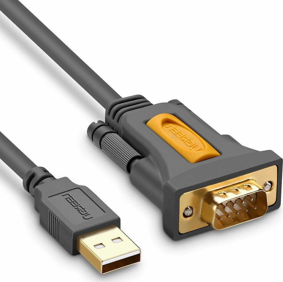 Ugreen Καλώδιο RS232 9-pin male σε USB-A 1m (20210) 1τμχ