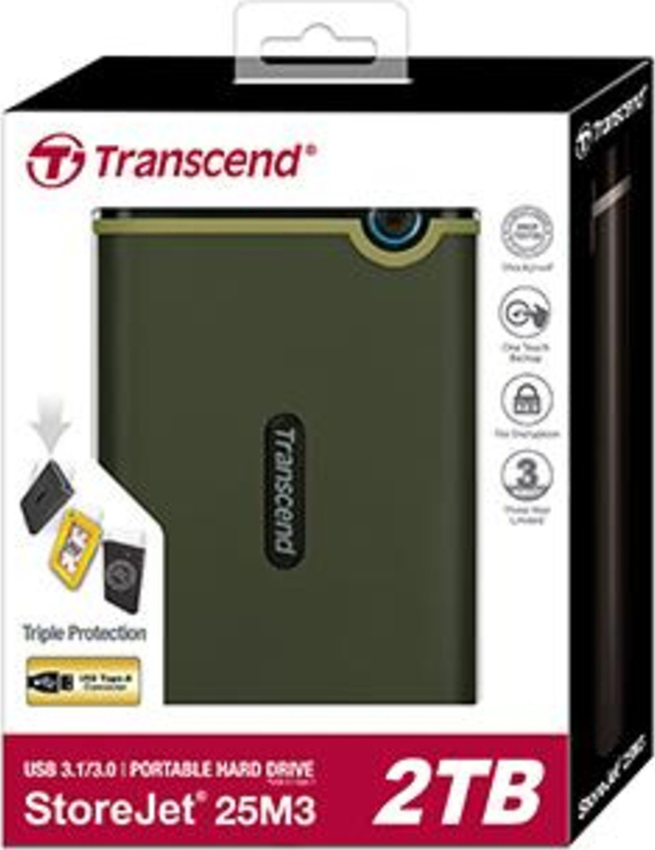 Transcend StoreJet 25M3 USB 3.0 HDD 2.5" - Image 4