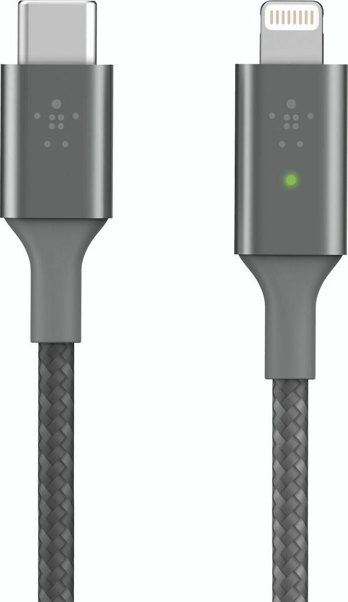 Belkin Smart LED USB-C to Lightning USB-C to Lightning 18W 1.2m (CAA006BT04GR)