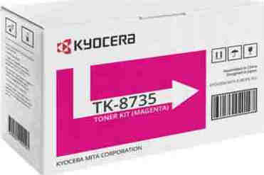 Kyocera TK-8735M Γνήσιο Toner Laser Εκτυπωτή Ματζέντα 40000 Σελίδων (1T02XNBNL0)