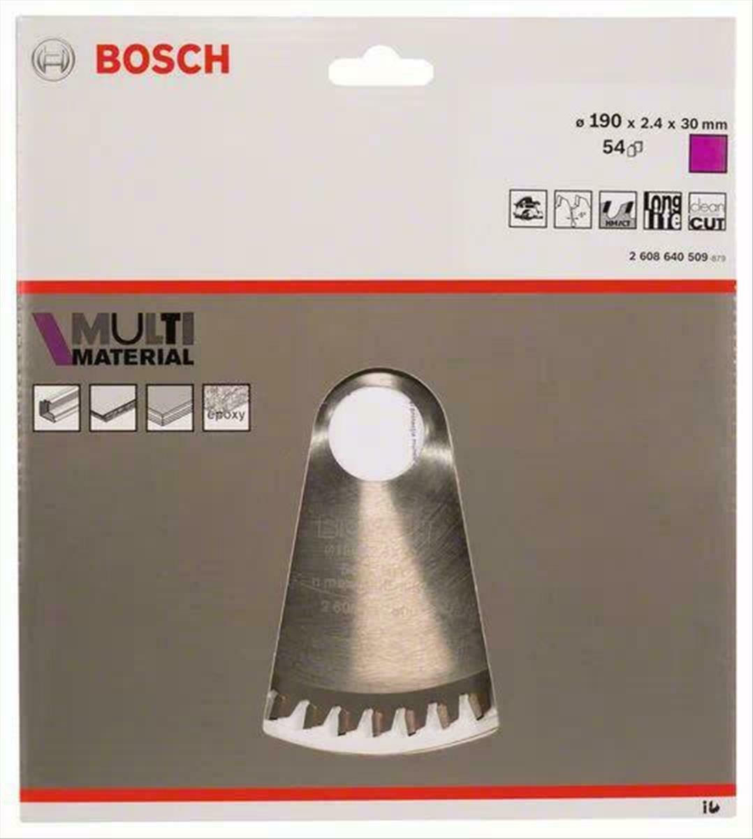 Bosch Δίσκος Κοπής Ξύλου με 54 Δόντια 190mm 2608640509 - Image 2