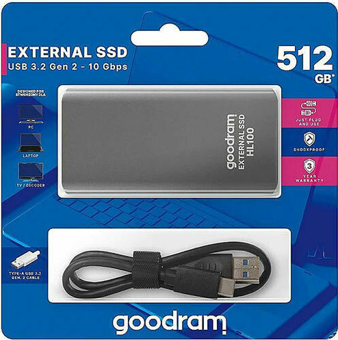 GoodRAM HL100 USB-C SSD 512GB 2.5" - Image 6