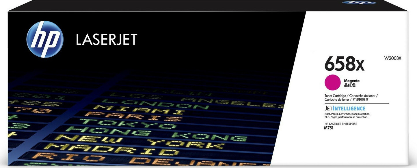 HP 658X Γνήσιο Toner Laser Εκτυπωτή Ματζέντα High Yield 28000 Σελίδων (W2003X)