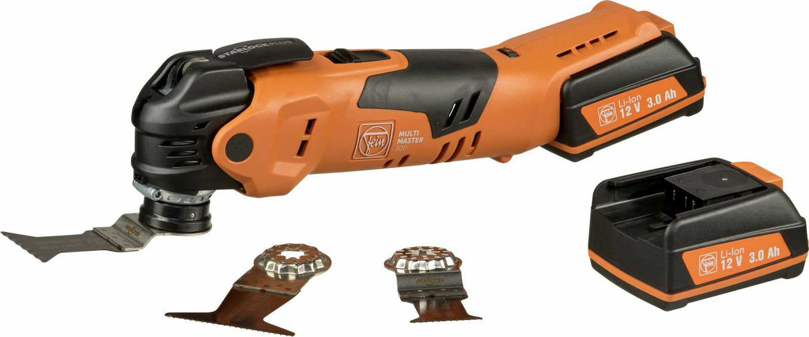 Fein MultiMaster AMM 300 Plus Start Παλινδρομικό Πολυεργαλείο 12V 2x3Ah με Ρύθμιση Ταχύτητας - Image 2