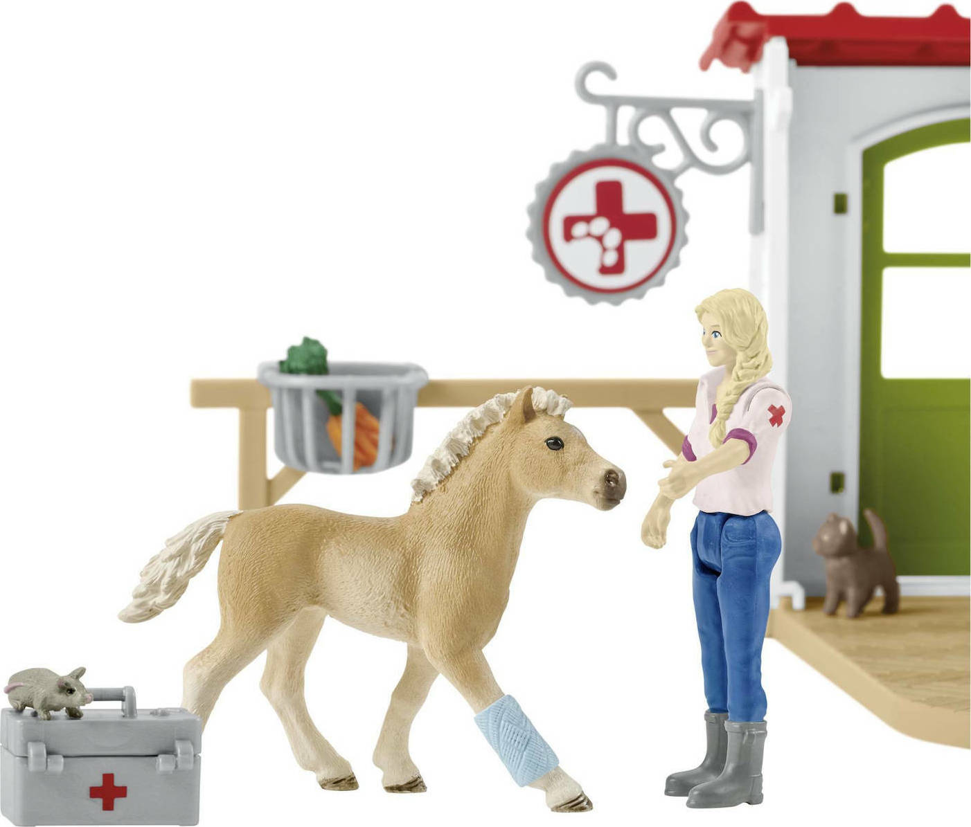 Schleich-S Παιχνίδι Μινιατούρα Σετ Veterinarian Practice With Pets για 3-8 Ετών - Image 12