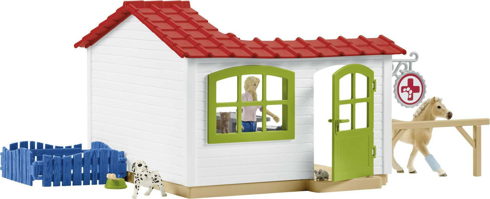 Schleich-S Παιχνίδι Μινιατούρα Σετ Veterinarian Practice With Pets για 3-8 Ετών - Image 10