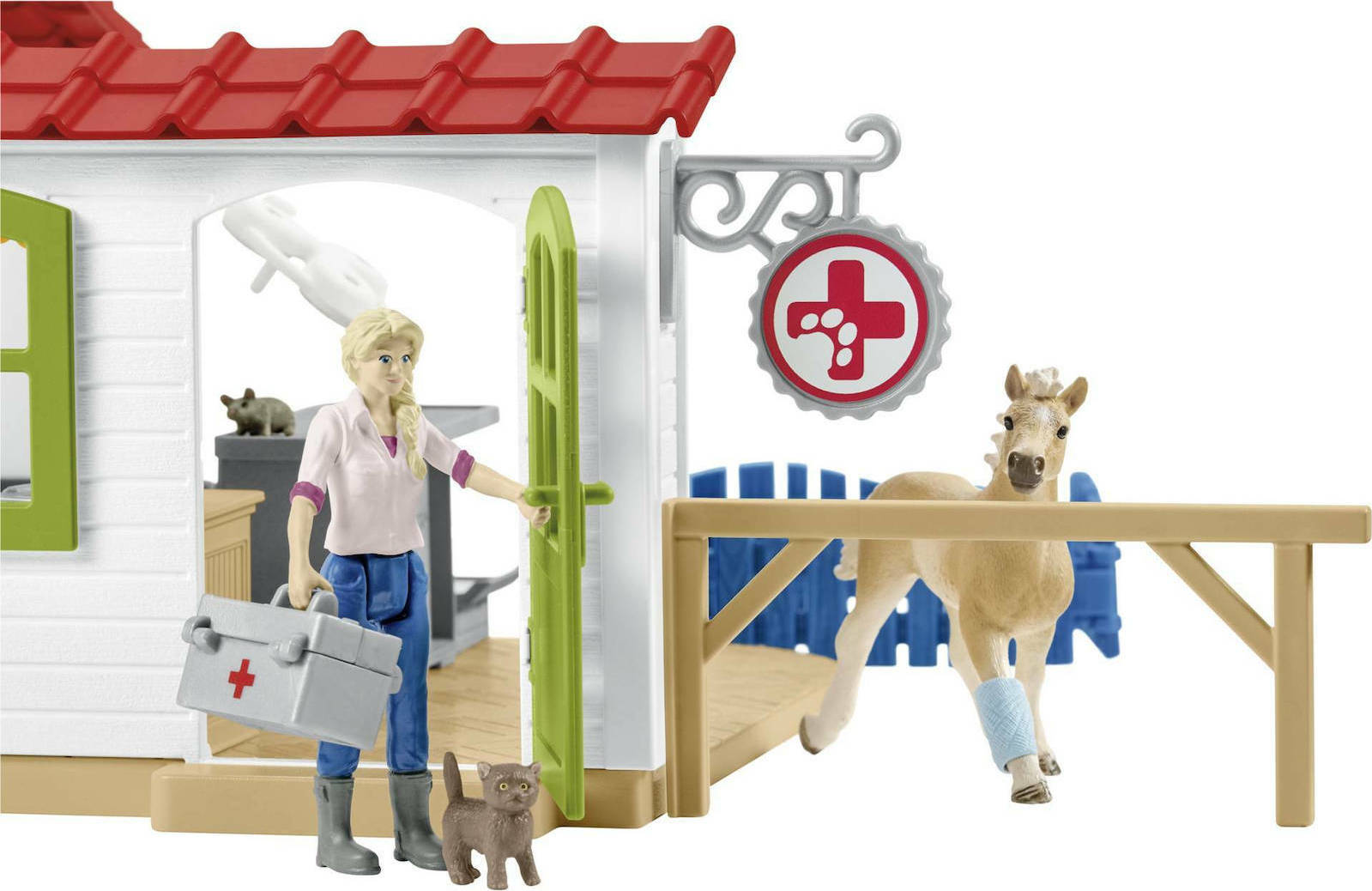 Schleich-S Παιχνίδι Μινιατούρα Σετ Veterinarian Practice With Pets για 3-8 Ετών - Image 11
