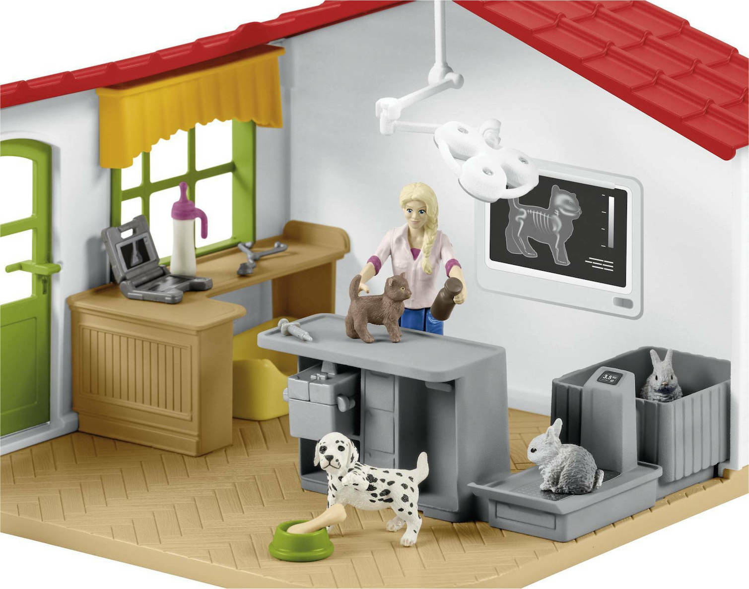 Schleich-S Παιχνίδι Μινιατούρα Σετ Veterinarian Practice With Pets για 3-8 Ετών - Image 6