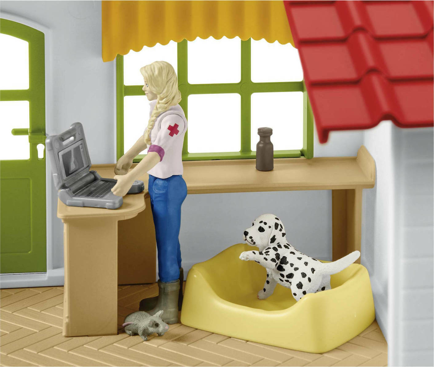 Schleich-S Παιχνίδι Μινιατούρα Σετ Veterinarian Practice With Pets για 3-8 Ετών - Image 8