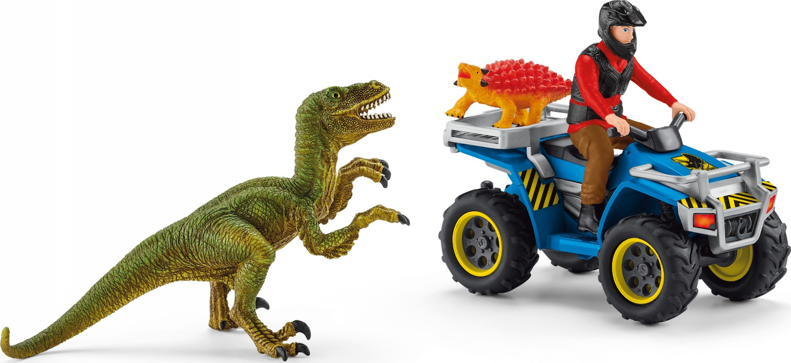 Schleich-S Παιχνίδι Μινιατούρα Σετ Quad Escape From Velociraptor για 4+ Ετών 19εκ. - Image 2