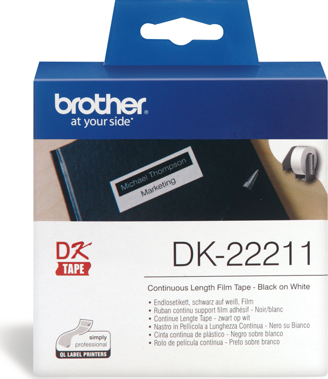 Brother Ταινία Ετικετογράφου 15.2m x 29mm σε Λευκό Χρώμα - Image 3