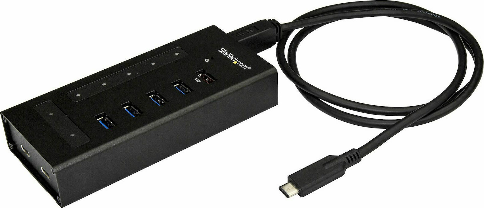 StarTech USB 3.0 Hub 7 Θυρών με σύνδεση USB-C & Θύρα Φόρτισης και Εξωτερική Παροχή Ρεύματος