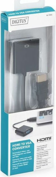 Digitus HDMI male σε VGA female 1τμχ (DA-70461) - Image 2