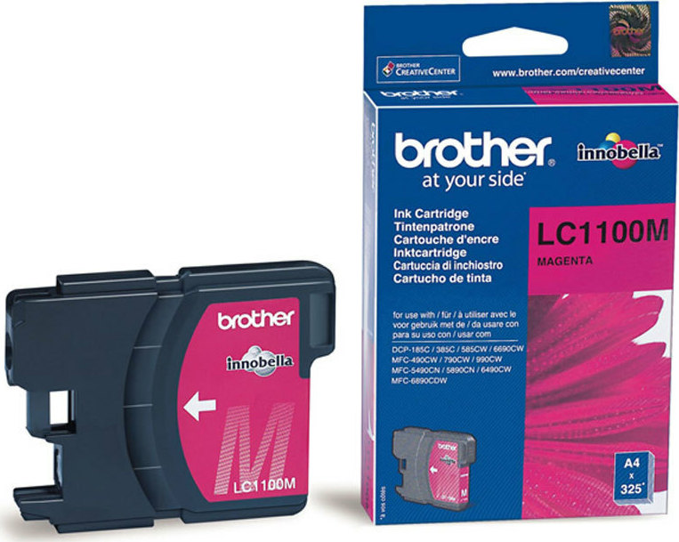 Brother LC1100 Γνήσιο Μελάνι Εκτυπωτή InkJet Ματζέντα (LC-1100M) - Image 2