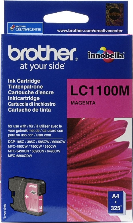 Brother LC1100 Γνήσιο Μελάνι Εκτυπωτή InkJet Ματζέντα (LC-1100M) - Image 3