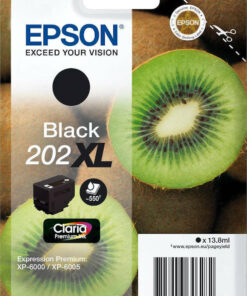 Epson 202XL Γνήσιο Μελάνι Εκτυπωτή InkJet Μαύρο (C13T02G14010)