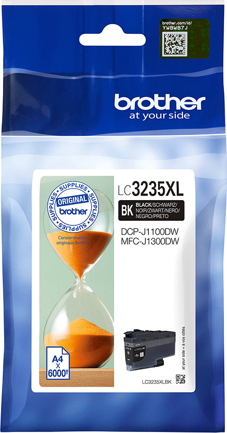 Brother LC3235XL Γνήσιο Μελάνι Εκτυπωτή InkJet Μαύρο (LC-3235XLBK)