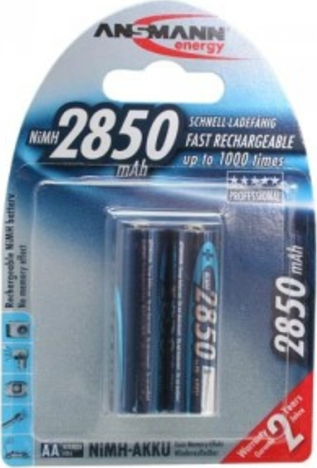 Ansmann AA 2850mAh 1.2V 2τμχ