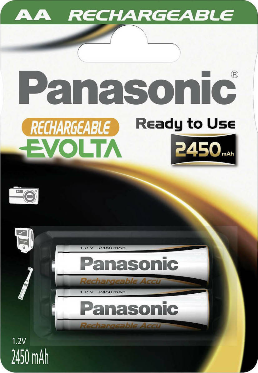 Panasonic Evolta AA 2450mAh 1.2V 2τμχ