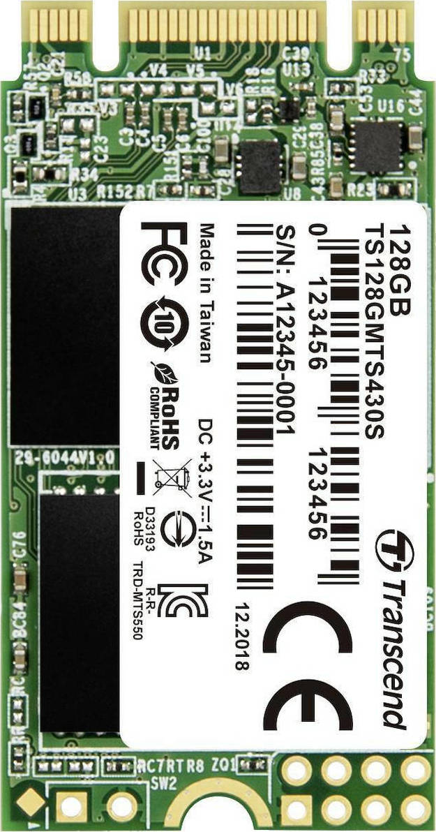 Transcend 430S SSD 128GB M.2 SATA III TS128GMTS430S - Image 2