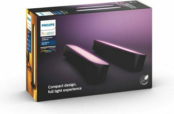 Philips Smart Διακοσμητικό Φωτιστικό Hue Play LED RGBW Μπάρα 2τμχ 25.4x4.4x3.5εκ. 915005733901 - Image 7