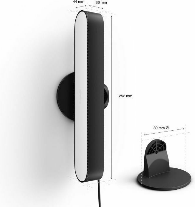 Philips Smart Διακοσμητικό Φωτιστικό Hue Play LED RGBW Μπάρα 2τμχ 25.4x4.4x3.5εκ. 915005733901 - Image 5