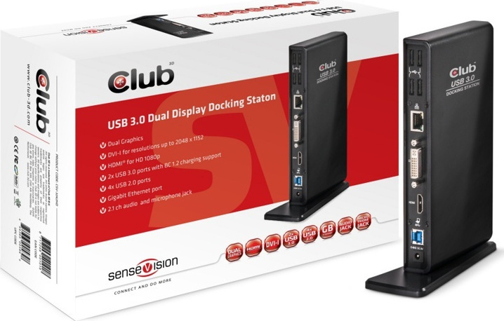 Club3D USB-A Docking Station με HDMI Ethernet (CSV-3242HD) - Image 3