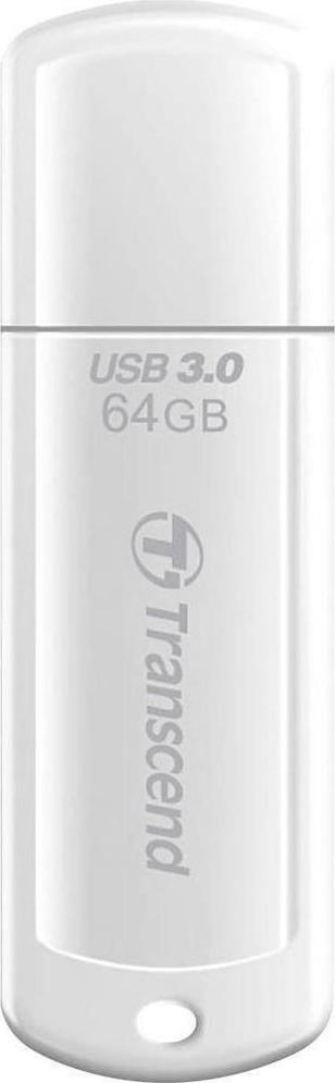 Transcend JetFlash 730 64GB USB 3.0 Stick Λευκό - Image 2
