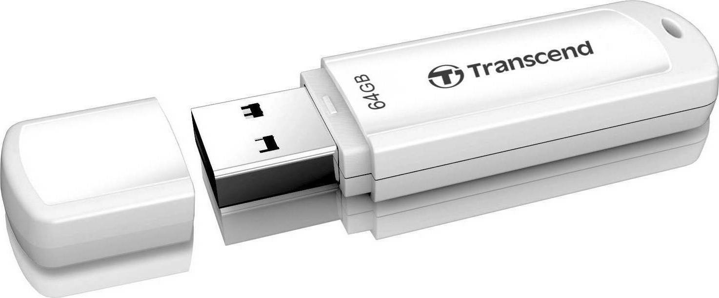 Transcend JetFlash 730 64GB USB 3.0 Stick Λευκό - Image 4
