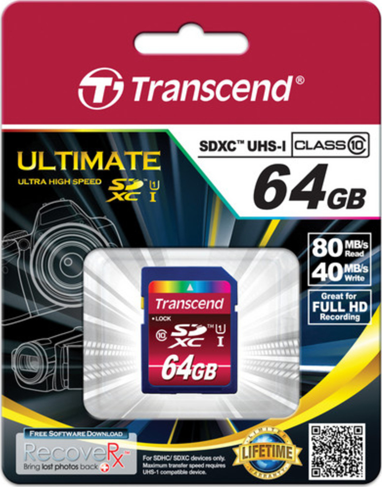 Transcend Ultimate 600x SDXC Class 10 U1 UHS-I - Image 2