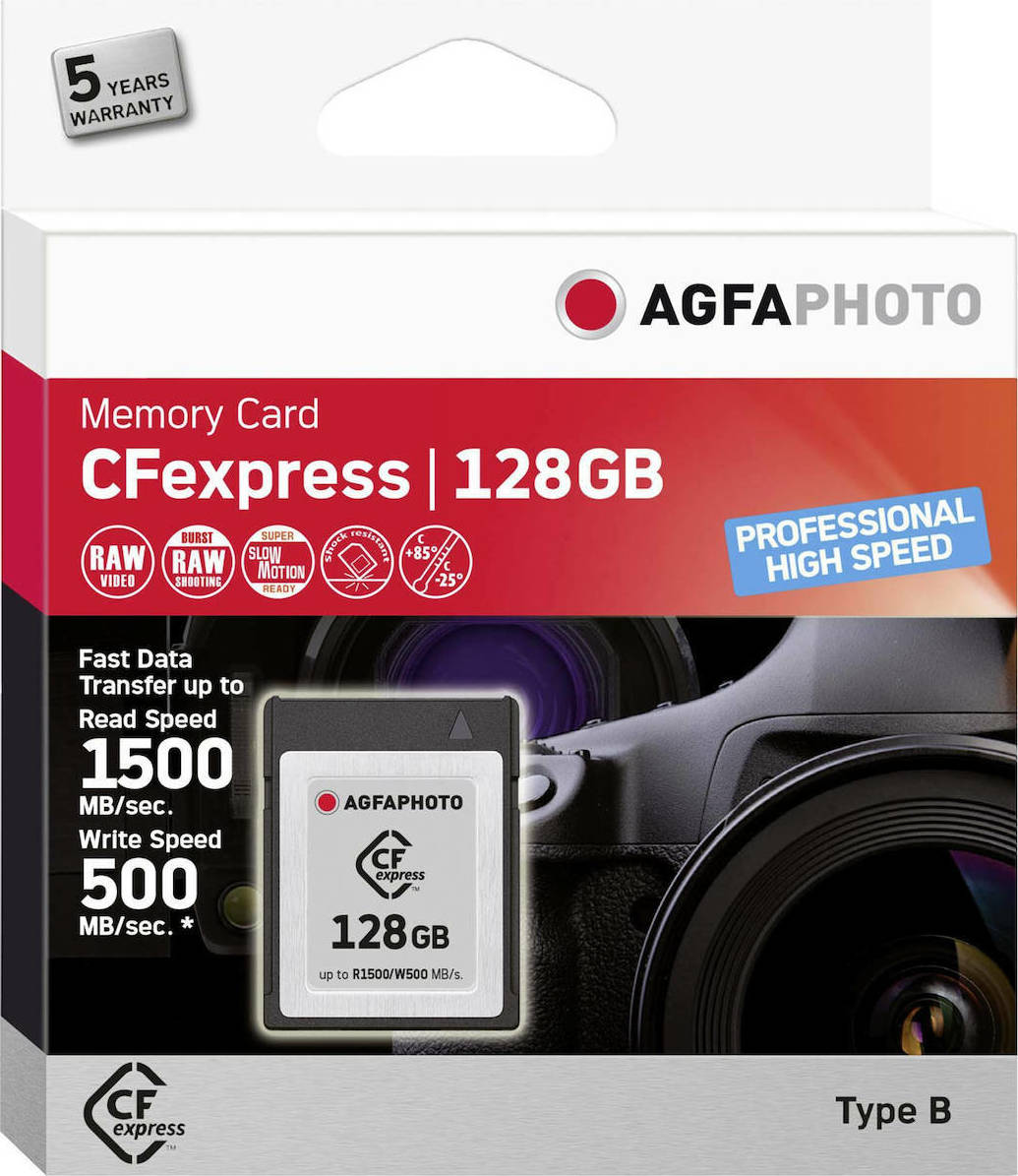 AgfaPhoto CFexpress Professional High Speed CFexpress 128GB High Speed