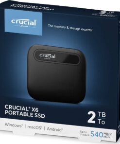 Alternative view of Crucial X6 USB 3.1 / USB-C SSD 2.5"